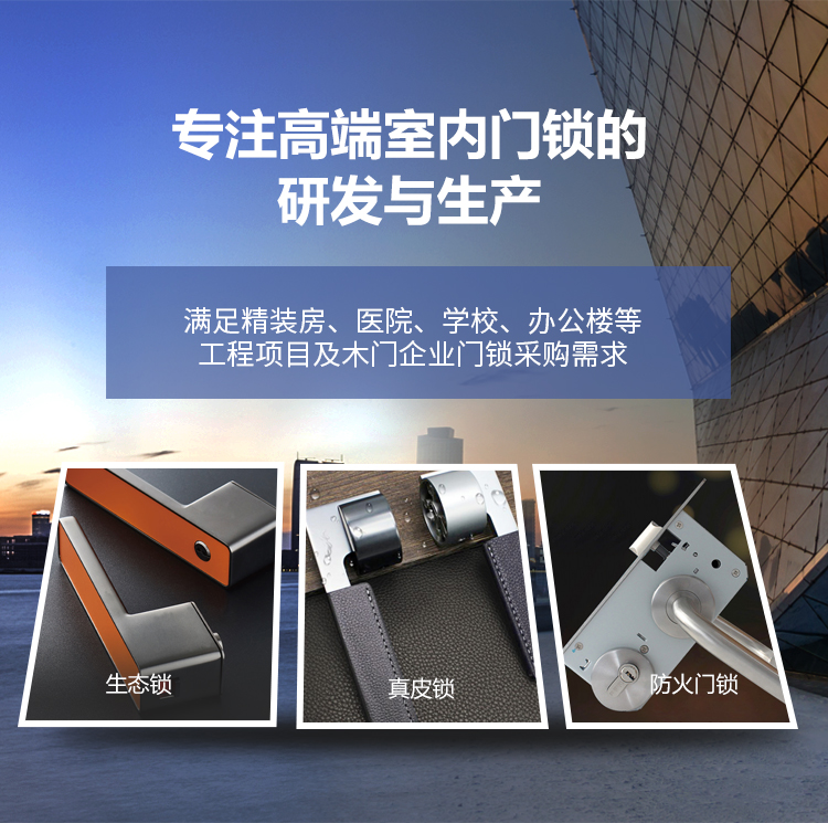 丹福尼专注室内门锁的研发与生产