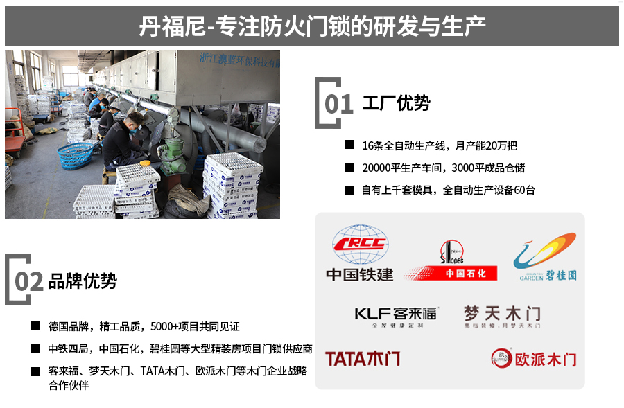 丹福尼专注防火门锁的研发与生产