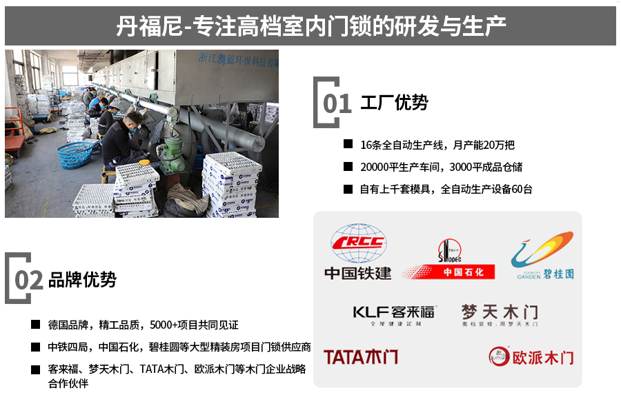 丹福尼专注门锁研发与生产